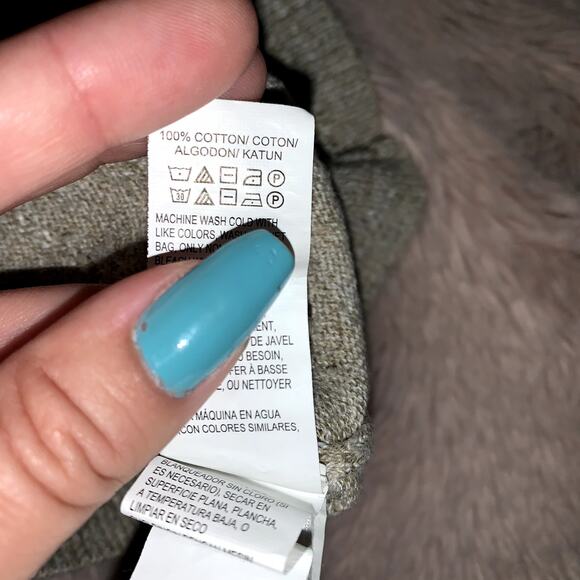 Lucky Brand White Label Tan Men's Cotton V-Neck Casual Sweater Small - Picture 6 of 9